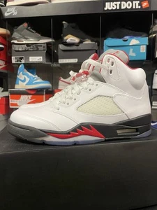 Air Jordan V 5 Retro 2012 Fire Red Mens Size 8 136027-100 DS RARE CLASSIC OG - Picture 1 of 16