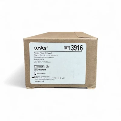 Costar 3916 96 Well Microplate TC Treated New Open Box Exp 2024 (Best Offer!) - Image 1 of 4