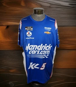 Nascar Hendrick Motorsports Kyle Larson 5 T-Shirt Herren 2XL blau kurzarm neu mit Etikett - Bild 1 von 13