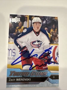 Zach Werenski signiert Young Guns #224 Upper Deck Columbus Blue Jackets 2016/17 - Bild 1 von 4