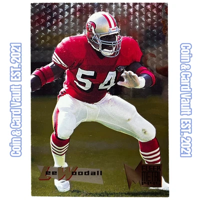 Lee Woodall 177 San Francisco 49ers 1995 Fleer Football Card - Image 1 of 2