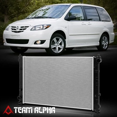Se adapta a Mazda MPV 2002-2006 A automático aluminio radiador de repuesto de fábrica DPI-2456 Foto 1 de 4