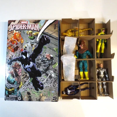2022 Hasbro Marvel Legends Spider-Man 5 conjunto de bonecos de ação novo na caixa pacote de quadrinhos colecionáveis - Imagem 1 de 4