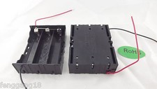 10pcs Hold 3 Li-ion 18650 Parallel Battery Holder Case 3.7V With 2 Wire Lead DIY