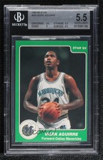 1984-85 Star Mark Aguirre #250 BGS 5.5