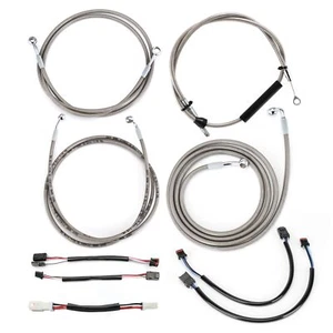 Electra Glide Ultra Classic ABS Brake Lines for 21-22 FLHTCU with 16” Handlebar - Bild 1 von 21