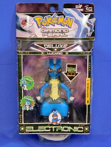 POKEMON DIAMOND & PEARL DELUXE LUCARIO FIGURE 2007 JAKKS - Foto 1 di 4
