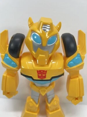 2018 Hasbro Bumblebee Action Figure Yellow Transformer Toy NAME ON FOOT - Image 1 of 4