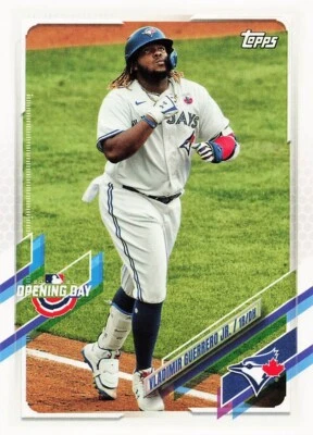 Vladimir Guerrero JR. Opening Day 2021 Topps Baseball Card #141 - Image 1 of 2