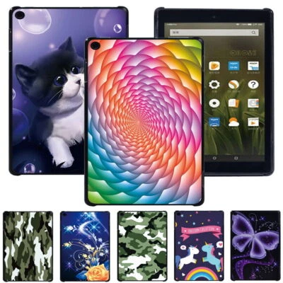 Print Hard Tablet Shell Case Cover For Amazon Fire HD 8/8 Plus/8 12th 2022 2024 - Image 1 of 4