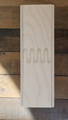 außergewöhnliche WEINBOX, Holzbox, Schiebedeckel, Weinverpackung - Bild 1 von 3