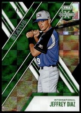2017 PANINI ELITE EXTRA EDITION JEFFREY DIAZ 172 MT STATUS DIE CUT EMERALD 4/49
