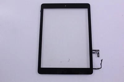 OEM Black iPad Air A1474 A1475 iPad 5th Gen A1822 A1823 Digitizer Glass GRADE A - Image 1 of 2