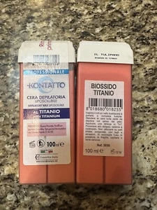 ROLL ON WAX INSERTS, HAIR REMOVAL, MINERAL PINK TITANIUM FROM ITALY 100 ML - Picture 1 of 4