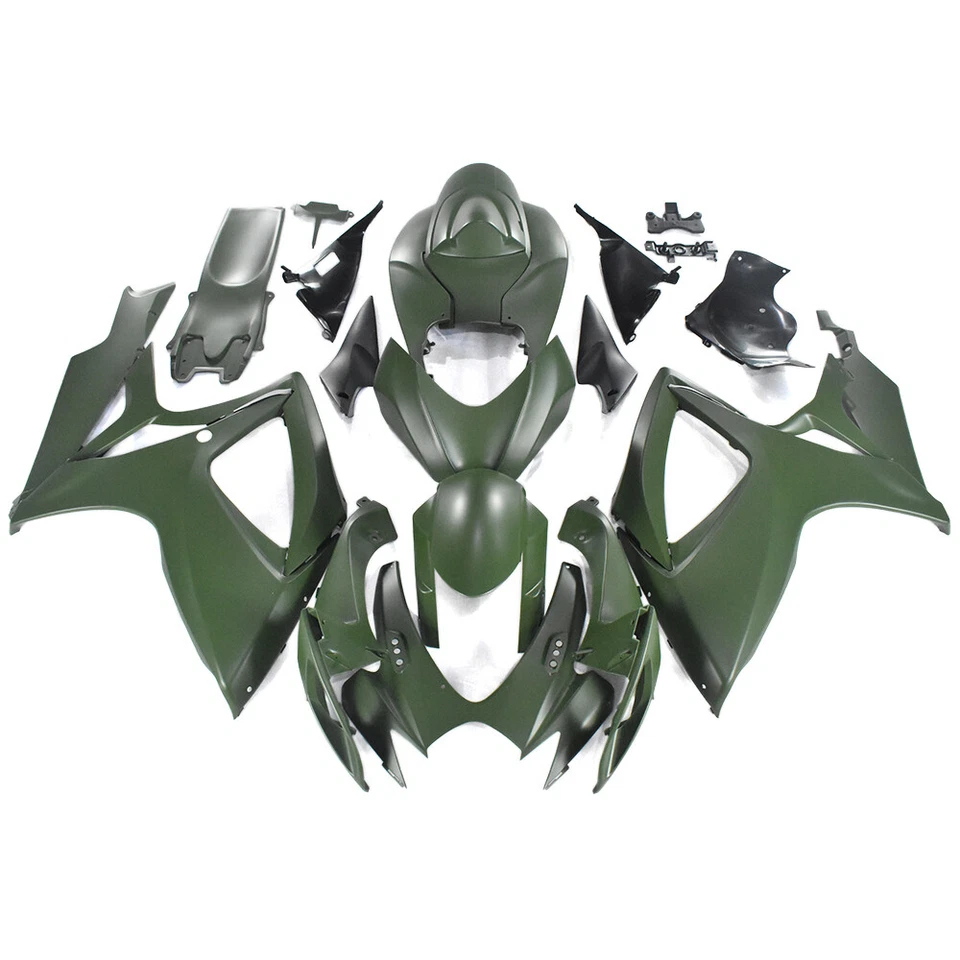 Carrocería de inyección para Suzuki GSXR600 GSXR750 K6 2006 2007 carenados kit de carrocería ABS Foto 1 de 4