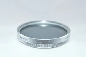 Bower 55 mm (Chrome Rim) P.L (Polarizer) Screw-In Filter Made in Japan (V-218) - Picture 1 of 3
