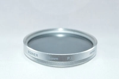 Bower 55 mm (Chrome Rim) P.L (Polarizer) Screw-In Filter Made in Japan (V-218) - Image 1 of 3
