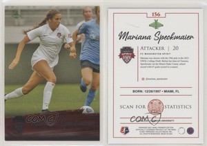 2021 Parkside NWSL Foil /1400 Mariana Speckmaier #156 Rookie RC