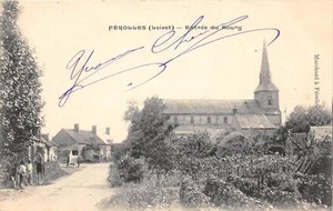 CPA 45 FEROLLES ENTREE DU BOURG - Picture 1 of 1
