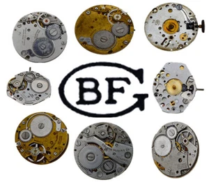 Movimiento de reloj vintage suizo usado BFG Baumgartner para piezas reparación verdades - Imagen 1 de 69