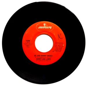 JERRY LEE LEWIS - Me And Bobby McGee - Vinyl 45rpm Mercury 73248 - Imagen 1 de 4