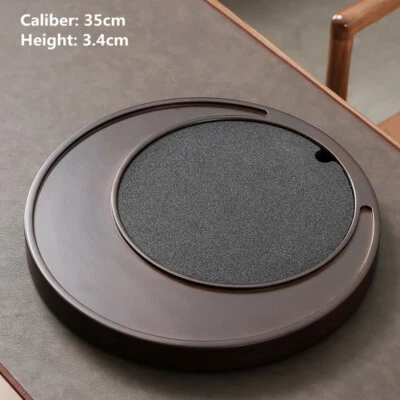 Luxury Heavy Bamboo Tea Tray Chinese Kung Fu Tea Tray Water storage / Drain Tray - Image 1 of 4