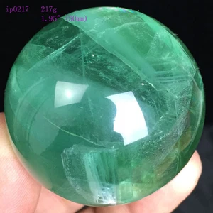 1.95"217g ¡¡¡EXCELENTE!!! Bola esfera cristal cuarzo fluorita natural curación ip0217 - Imagen 1 de 11