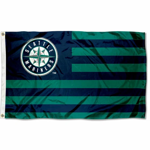 Seattle Mariners Stars and Stripes Nation Flag Cover