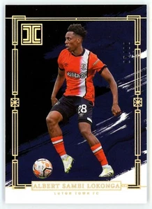 2023-24 Panini Impeccable #108 Albert Sambi Lokonga (08/10) Holo Gold Luton Town - Picture 1 of 2