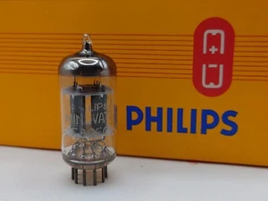 1x Philips SQ E82CC = 6189 (ECC82+) Short Plates - Heerlen, NL '65 - NOS - Picture 1 of 7