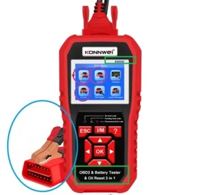 KONNWEI KW890 3-in-1 OBD2 Scanner Car Battery Tester & Oil Service Light Reset - Picture 1 of 9