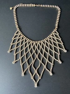Bisutería Next Collar Éla Diamanté y color dorado ¡¡fue £35!!! - Imagen 1 de 4