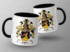 German Surname Lutz Coat of Arms Coffee Mug, Heraldry Crest Mug Gift