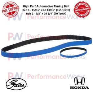Gates RPM Timing Belts 155; 70 Teeth For 1993-01 Honda Prelude 4-Cylinder 2.2 L - Picture 1 of 9