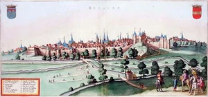 Reproduction plan ancien - Béthune vers 1649 - Imagen 1 de 1