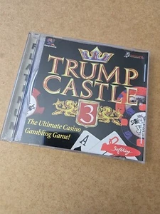 Trump Castle 3 CD-Rom PC Games: The Ultimate Casino Gambling Games 1996 Softkey - Picture 1 of 4