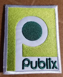 Publix Embroidered Patch 2.75x3.5" - Picture 1 of 2