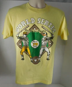 Pittsburgh Pirates 1979 World Series Baltimore Orioles T-shirt Single Stitch L - Picture 1 of 7