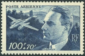France #CB2 Jean Dagnaux Aviator Semi-Postal Airmail 1948 Mint NH VF - Picture 1 of 1