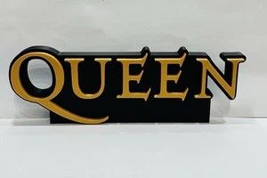 Decorative Queen self standing sign logo display POP 3D music - Picture 1 of 5