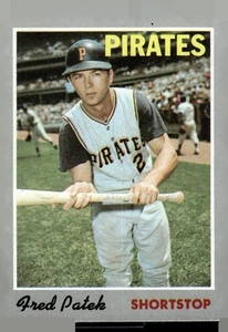 Topps 1970 Topps Fred Patek Pittsburgh Pirates - Picture 1 of 2