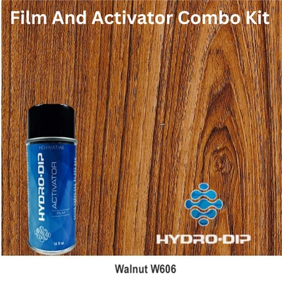 Kit combinado activador de película Hydro Dip HD-W606 nogal Foto 1 de 4