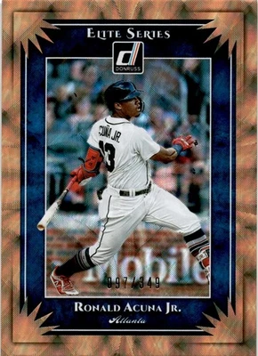 2019 Donruss Ronald Acuña Jr. Elite Series /349 BoxMM - Image 1 of 2