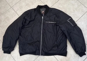 Fieldsheer Jacke Herren 2XL schwarz isoliert Softshell Nylon Mantel durchgehender Reißverschluss Tasche - Bild 1 von 10