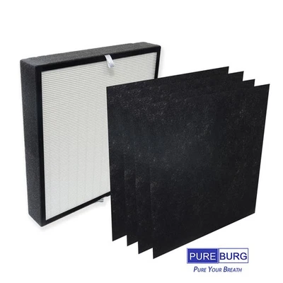 PUREBURG True HEPA Filter Set Compatible with Alen A350 and A375 Air Purifier