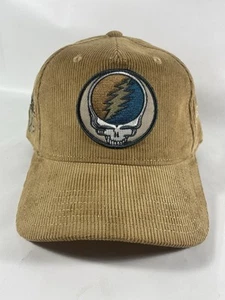 Cappello in velluto a coste The GRATEFUL DEAD ricamato snapback orso teschio patch NUOVO 2025 - Foto 1 di 11
