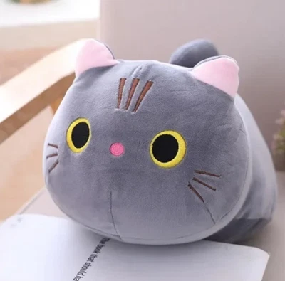 1pc 20cm/7.8in Cute Cat Plush Pillow Soft Stuffed Animal Doll Cushion Gift - NEW - Image 1 of 4