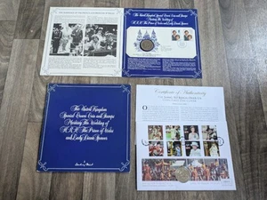 3 Coin First Day Covers (Diana & Charles/Queen Elizabeth II) incl Isle of Man - Bild 1 von 24