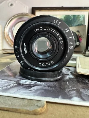 Объектив Industar 50-2 F/3.5 50 мм M42 KMZ Portert СССР #1383 - Изображение 1 из 4