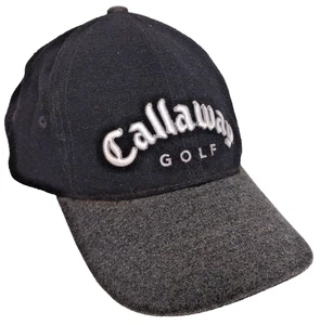 Cappello da golf Callaway berretto cinturino posteriore ricamato nero pepita dorata - Foto 1 di 9